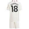 Camisola + Calções Manchester United Casemiro 18 Criança Equipamento 3ª 23/24